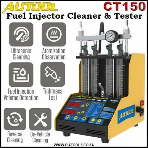 Autool CT150 4Cylinder Auto Fuel Injector Tester & Cleaner