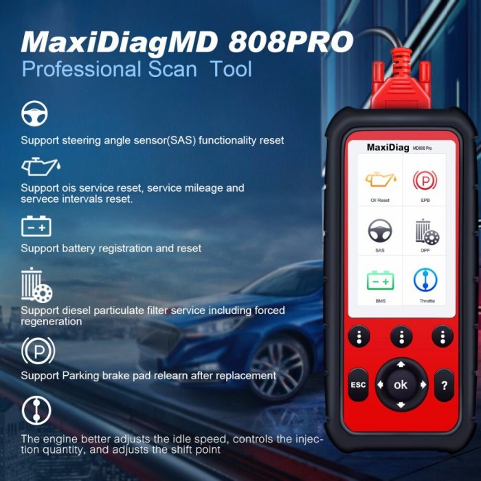 Autel MaxiDiag MD808 Pro Diagnostic Tool Features