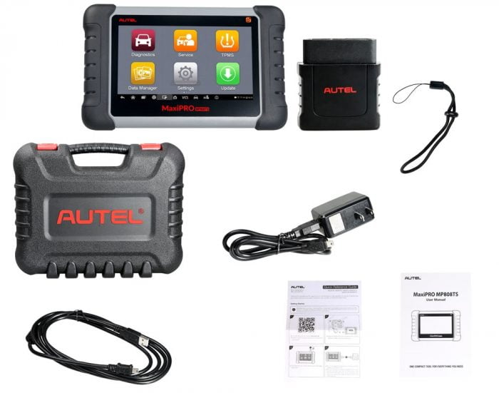 Autel MaxiPRO MP808TS Diagnostic Tool Package List