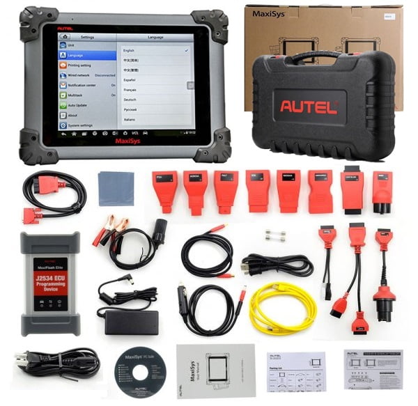 Autel MaxiSYS Pro MS908P WiFi Wireless Diagnostic and ECU Programmer Package