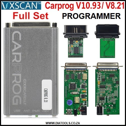 VXSCAN CARPROG Full Set V10.93 With 21 Adapters - Image 3