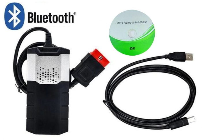 VCI DS150E OBDII Diagnostic Tool + Cars Cables Package List