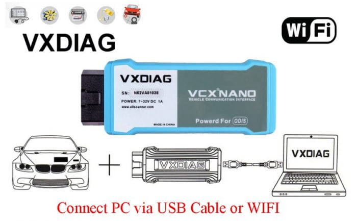 VXDIAG VCX NANO 5054 ODIS HOW TO CONNECT