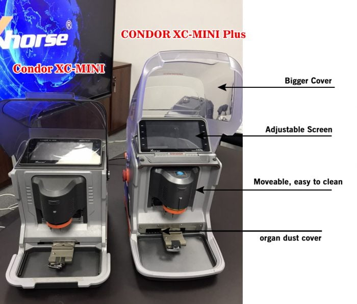Xhorse Condor XC-Mini Plus Key Cutting Machine