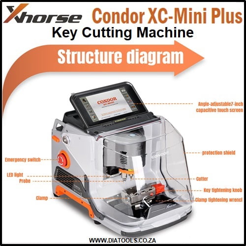 Xhorse Condor XC-Mini Plus Key Cutting Machine - Image 3