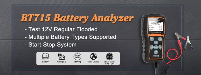 FOXWELL BT715 Battery Analyzer for 12V and 24V 