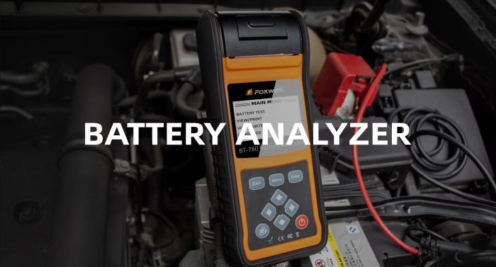 Foxwell BT780 Battery Analyzer with Built-in Thermal Printer