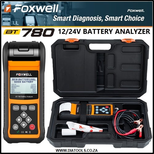 Foxwell BT780 Battery Analyzer with Built-in Thermal Printer - Image 4
