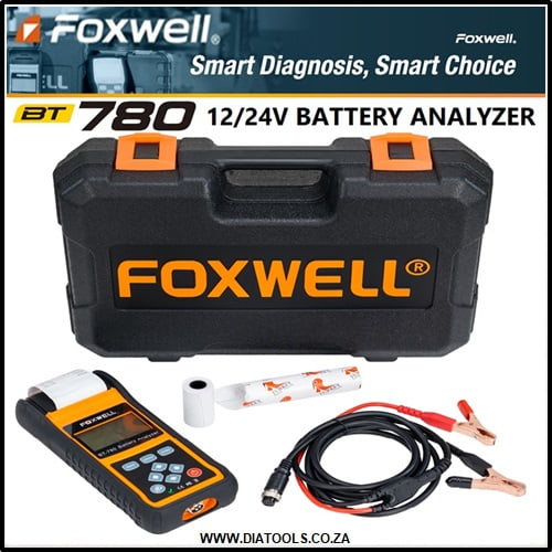 Foxwell BT780 Battery Analyzer with Built-in Thermal Printer - Image 5
