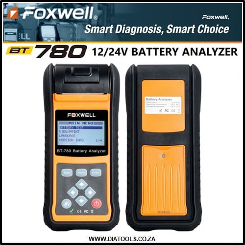 Foxwell BT780 Battery Analyzer with Built-in Thermal Printer - Image 3