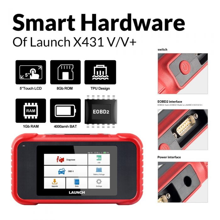 LAUNCH CRP123E Diagnostic tool Hardware