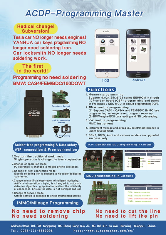 Yanhua Mini ACDP Key Programmer 3