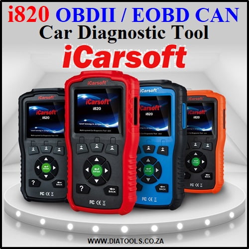 iCarsoft i820 OBDII/EOBD/CAN Engine Scanner DIATOOLS