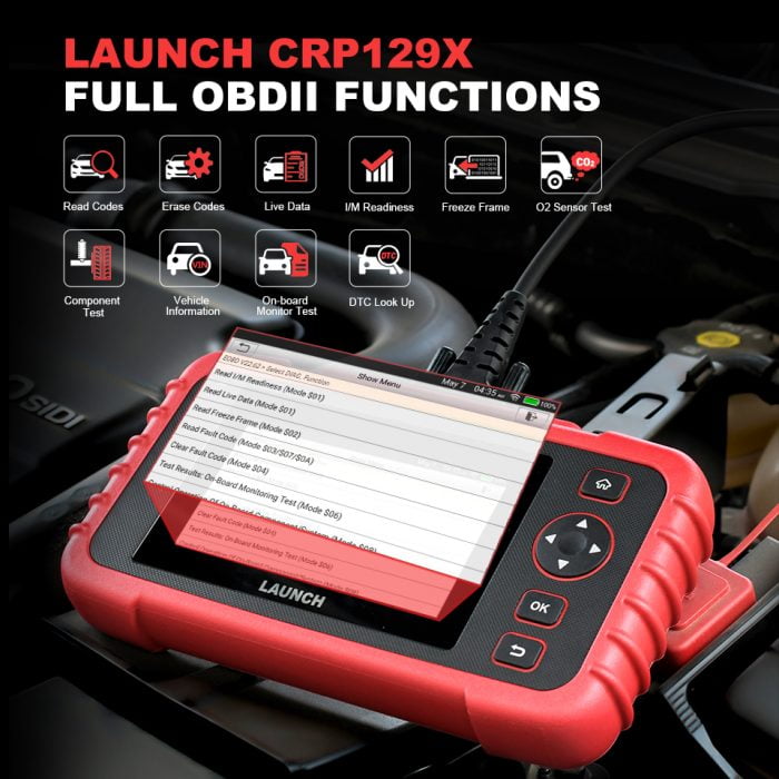 LAUNCH CRP129X OBD2 SCAN TOOL Functions