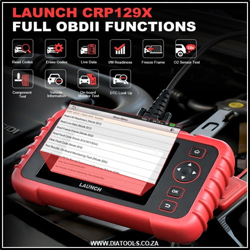Launch CRP129X OBDII 4 System Diagnostic Tool - Image 4