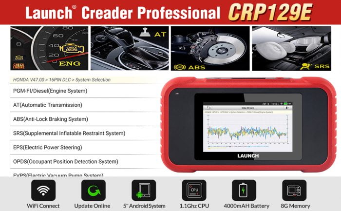 Launch CRP129E Diagnostic Tool