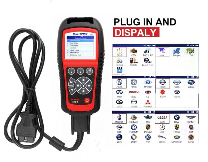 AUTEL MaxiTPMS TS601 Display