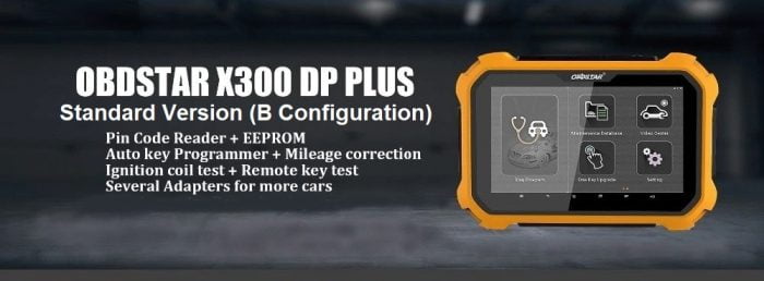 OBDSTAR X300 DP Plus Standard Version Key Programmer with Mileage Correction