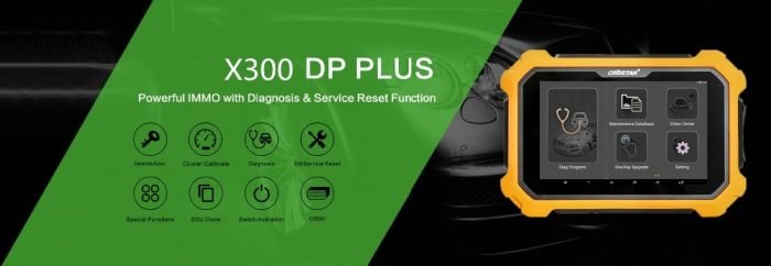 OBDSTAR X300 DP PLUS Key Programmer Full Configuration