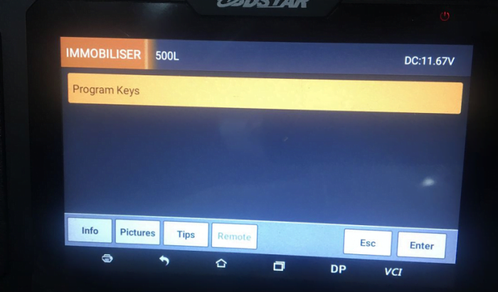 OBSDTAR X300 PRO4 IMMO Key Programmer Display 1