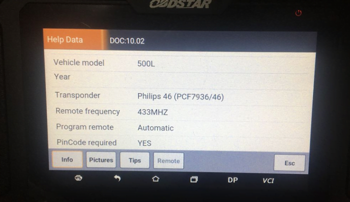 OBSDTAR X300 PRO4 IMMO Key Programmer Display 3