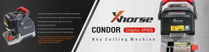 Xhorse Condor Dolphin XP005 Automatic Key Cutting Machine