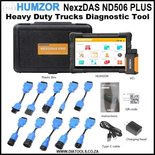 Humzor NexzDAS ND506 PLUS Heavy Duty Diagnostic Tool - Image 4