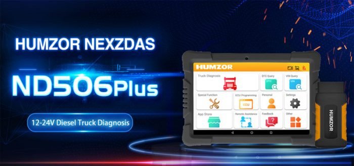 Humzor NexzDAS ND506 PLUS Heavy Duty Diagnostic Tool