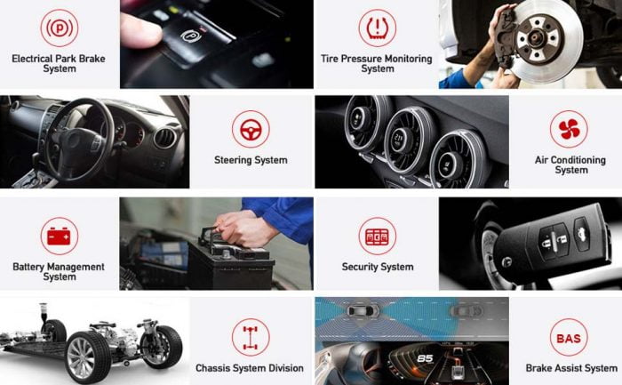 LAUNCH X431 DIAGUN V Full System Diagnostic Tool Service Functions