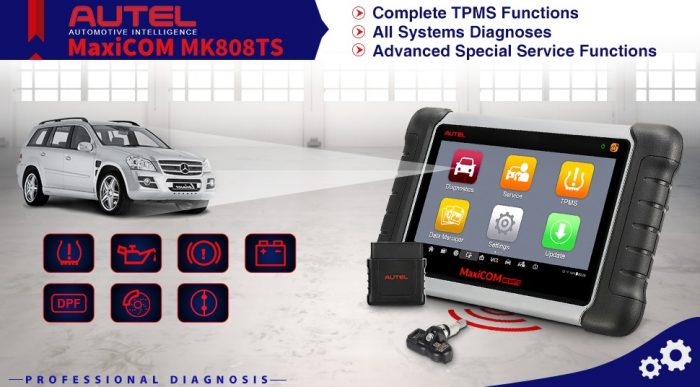 Autel MaxiCOM MK808TS Full System Diagnostic Tool With Special Functions