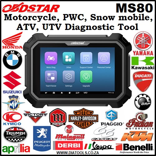 OBDStar MS80 Motorcycle, PWC, ATV, UTV Diagnostic Tool