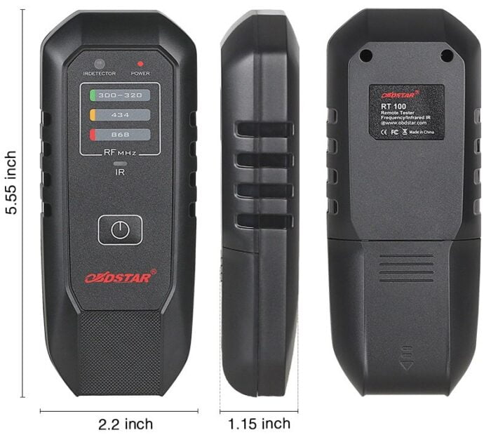 OBDStar RT100 Universal Remote Frequency/Infrared Tester Display
