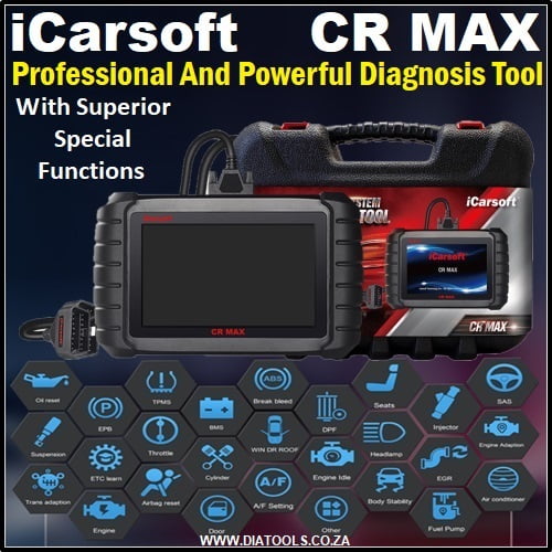 iCarsoft CR MAX OBDII Full System Diagnostic Tool