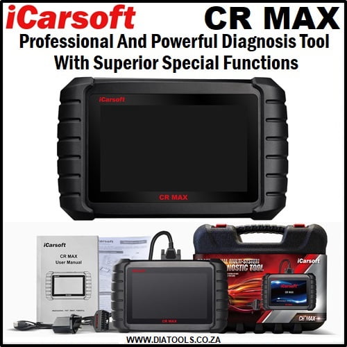 iCarsoft CR MAX OBDII Full System Diagnostic Tool - Image 3