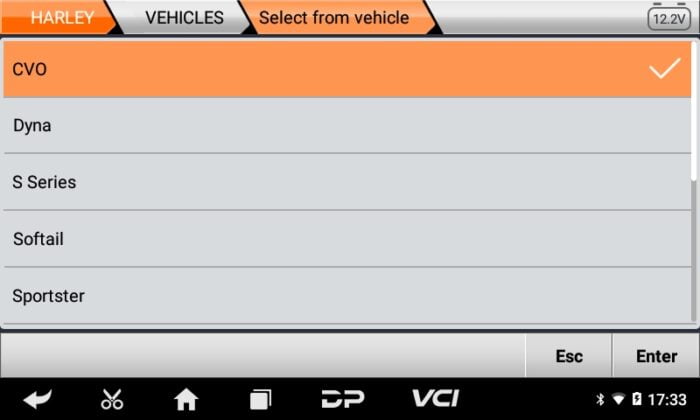 OBDStar ISCAN Harley-Davidson Motorcycle Diagnostic Tool System List 1