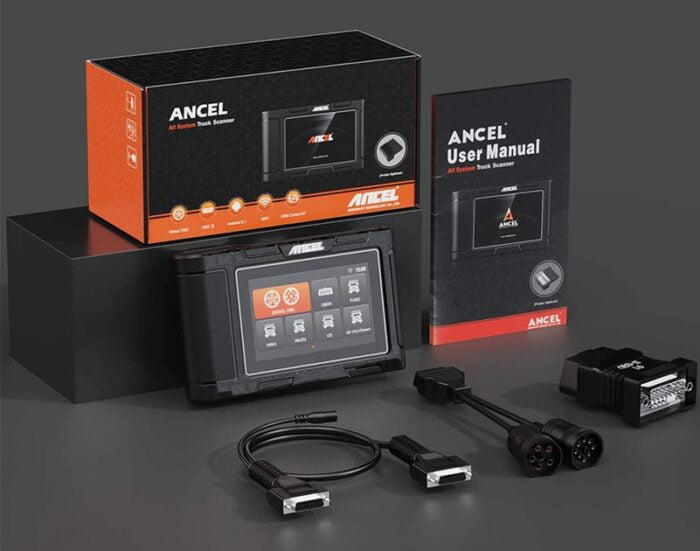 Ancel HD3100 Pro Heavy Duty Truck Diagnostic Tool Package List
