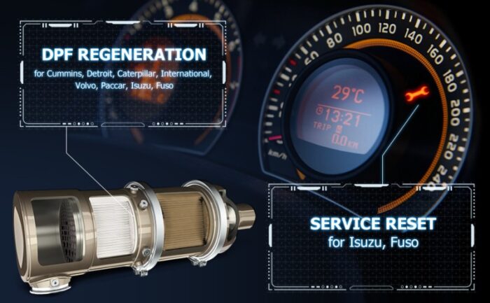 Ancel HD3300 Heavy Duty Truck Diagnostic Tool DPF Regeneration