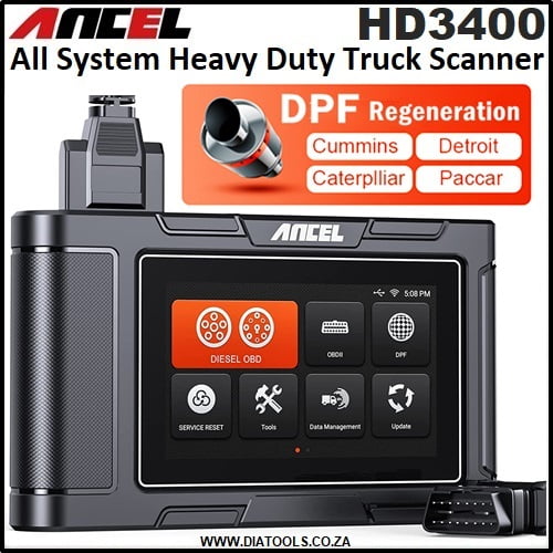 Ancel HD3400 All System Heavy Duty Truck Diagnostic Tool