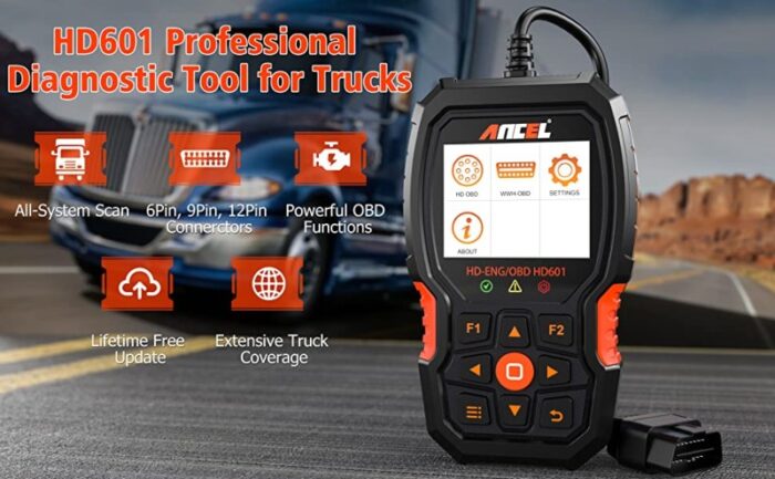 Ancel HD601 Heavy Duty Truck Code Reader