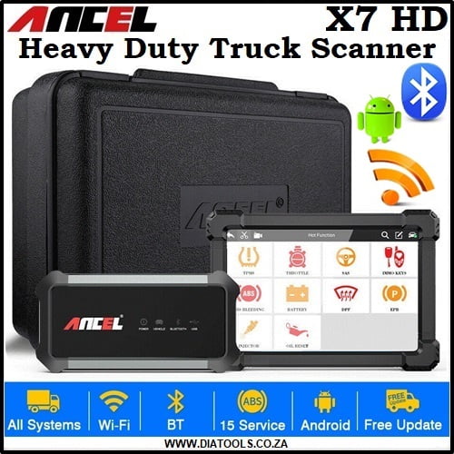 Ancel X7 HD Heavy Duty Truck Diagnostic Tool - Image 4