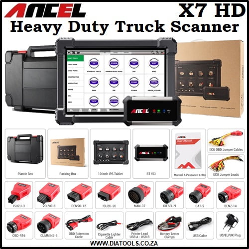 Ancel X7 HD Heavy Duty Truck Diagnostic Tool - Image 5