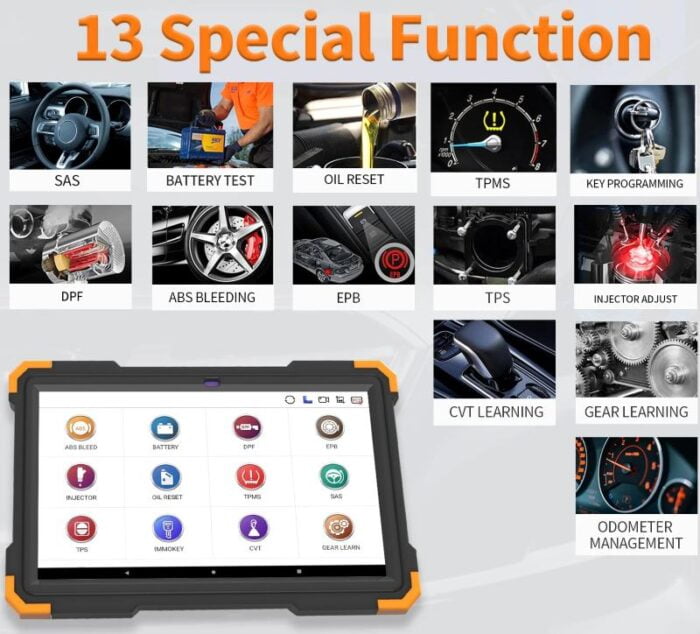 Humzor NexzSys NS366S Full System Diagnostic Tool with 13 Special Functions