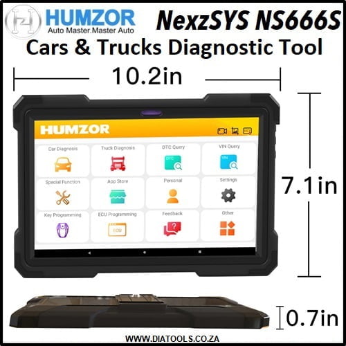 Humzor NexzSYS NS666S Diagnostic Tool For Cars & Trucks - Image 3