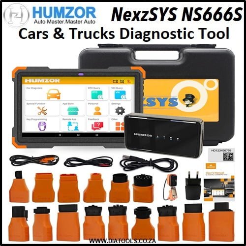 Humzor NexzSYS NS666S Diagnostic Tool For Cars & Trucks - Image 4