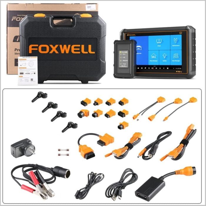 Foxwell i75TS Premier Diagnostic & TPMS Platform Ⅲ Package List