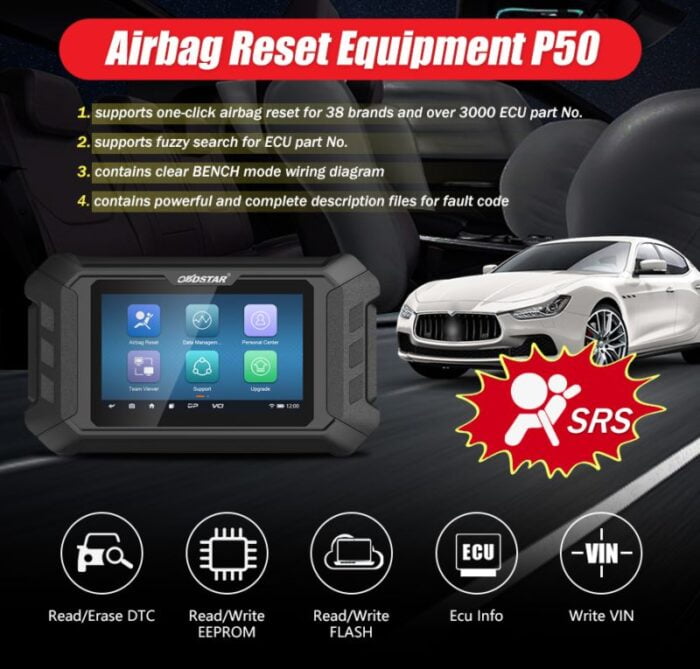 OBDStar P50 Airbag Reset Tool