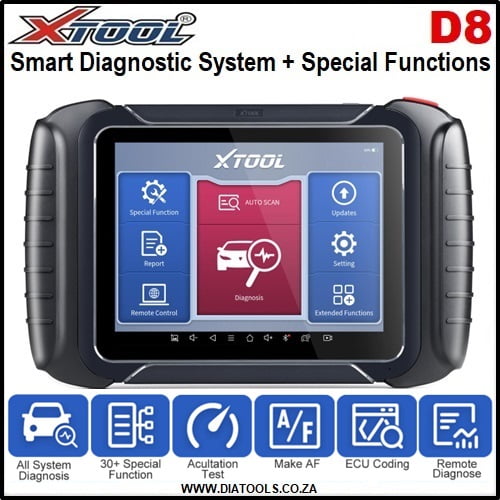 XTool D8 Professional Diagnostic Scan Tool DIATOOLS