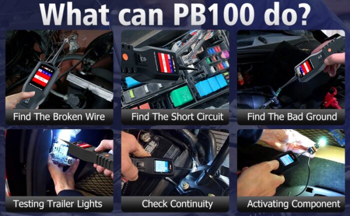 Ancel PB100 Automotive Power Circuit Probe Tester 1