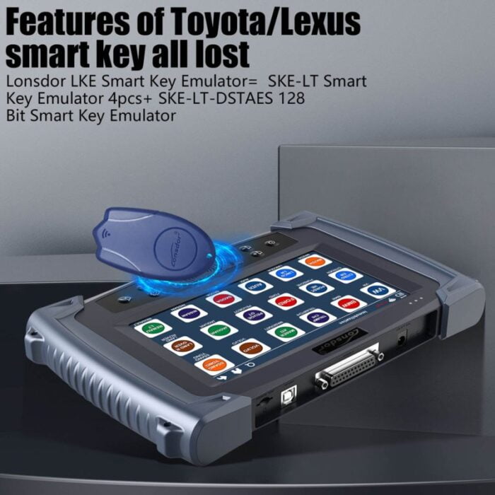 Lonsdor K518S with LKE Emulator Key Programmer 2