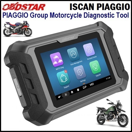 OBDStar ISCAN PIAGGIO Group Motorcycle Diagnostic Tool - Image 4